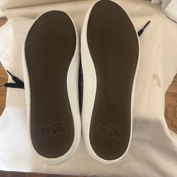 Coach Black and White Athletic Shoes - Picture 5 of 6
